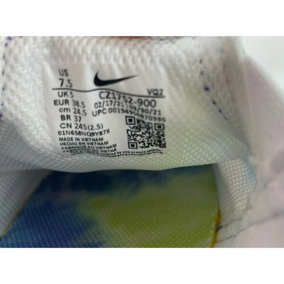 Nike Court Womans Legacy Slip On Sneakers 7.5 Tie Dye Multicolor - Picture 9 of 15